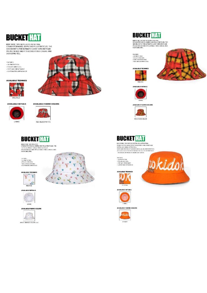 Bucket Hat Catalog