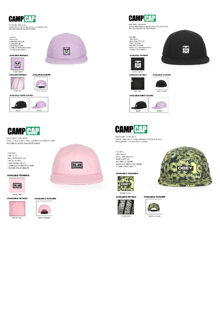 Outdoor Sports Cap Catalog