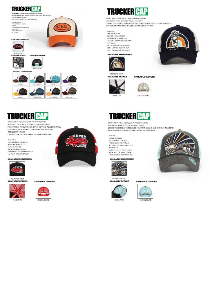 Trucker Cap Catalog